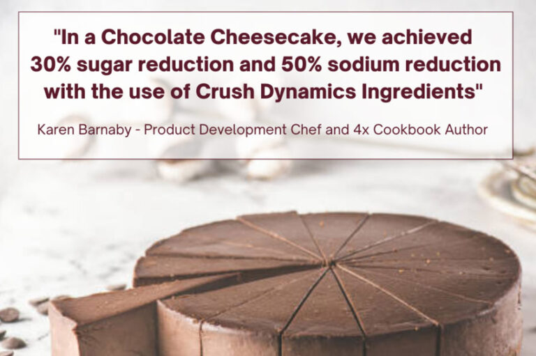 Crush Dynamics Chocolate ingredients cake